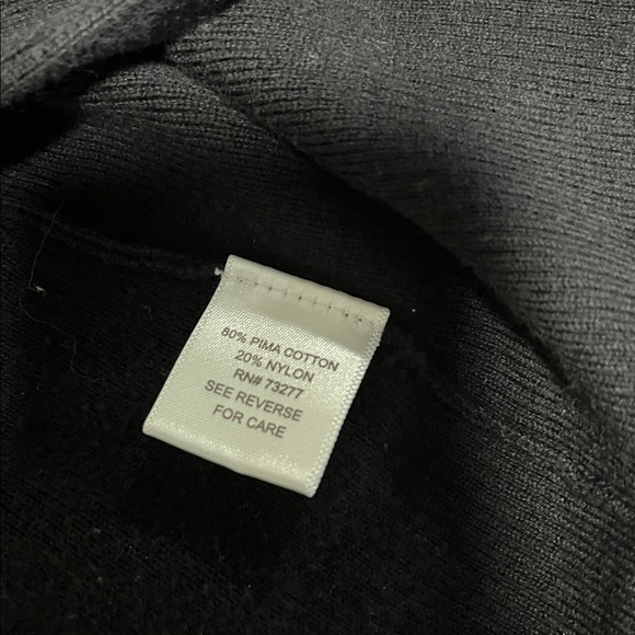 Croft & Barrow Women's Black Cardigan Sweater - Picture 6 of 6